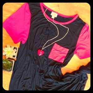 Red & Black Med Carly Swing Dress NWT